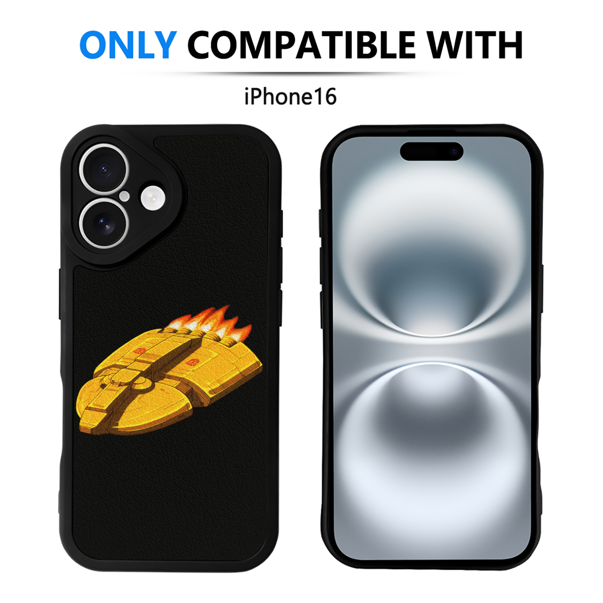 （画像用）  【iPhone 16シリーズ対応】シリコンスマホケース（レザー調） 材質：シリコン